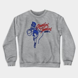 Vintage Rootin Tootin Good Time Western Cowgirl Crewneck Sweatshirt